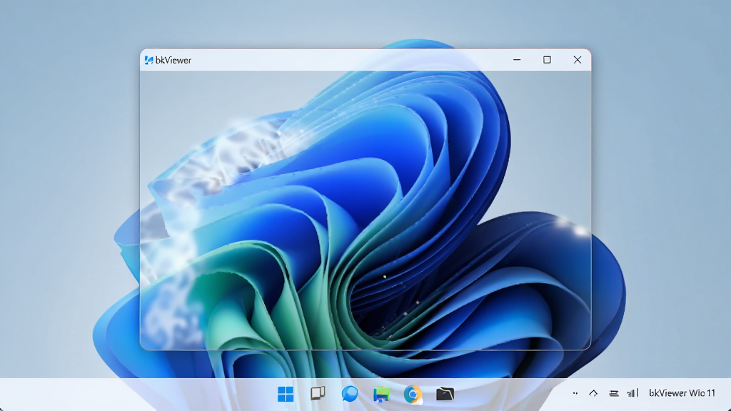 ���壺bkViewer������Windows 11ϵͳ�����еĽ�ͼ��չʾ����ϵͳ������ںϡ����֣��������ھ��У�����ΪWindows���档�Ű棺���ڱ�ԵԲ�ǣ�����Win11��񡣷���ִ���Լ��ǳɫ���⡣ϸ�ڣ��������ͱ�������ɫ��ϵͳһ�£�ͼƬ��ʾ���������ʣ����壬�ɾ����޶���Ԫ�ء�