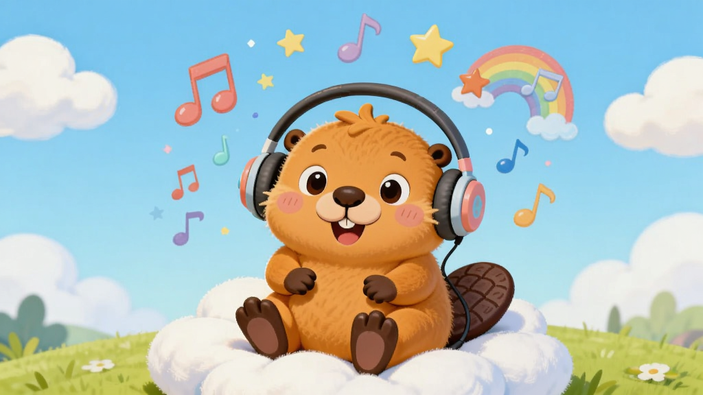 ��������ΪһֻԲ��ɰ��Ļ�ɫС���ꡰ���ߡ�ͷ�����������������ƶ���΢Ц�������֣���ΧƯ�������������ǺͲʺ硣�����ǵ���ɫ������գ���׺�Ű�ɫ�ƶ����ɫ�ݵء����ֲ��þ��й�ͼ������λ�ڻ�������ƫ�£��Ϸ����������ò�ɫ����������װ�Ρ��Ű������죬�ʺ϶�ͯ���������Ϊ���¿�ͨ�廭��ɫ�����������ϸ�ڷḻ�����ʸɾ��޶���Ԫ�ء�