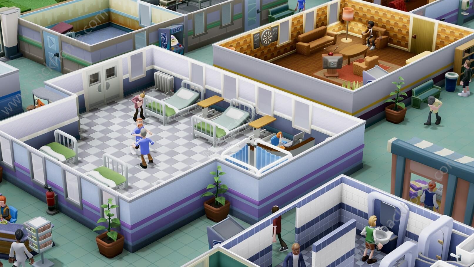 ˫��ҽԺ���������ֻ�����Ϸ���أ�Two Point Hospital Off the Grid��