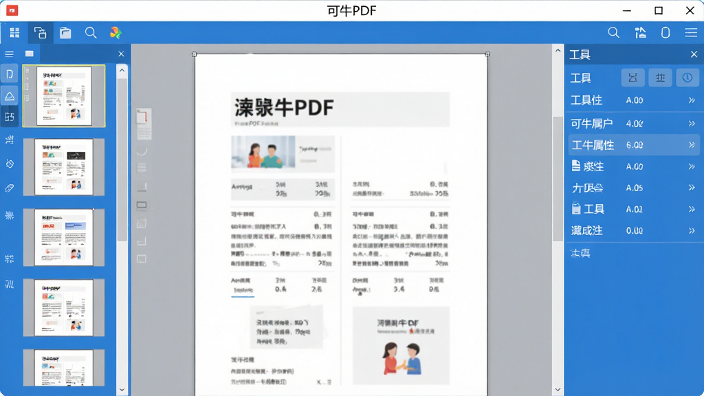 ��ţPDF������չʾ�����Ϊ����ͼ���������м�Ϊ�ĵ��Ķ������Ҳ�Ϊ����������壬�������������ɫ����ƽ����Ʒ�񣬽���ɾ��������������ơ���ţPDF����ʾ�ڶ������������룬�����������޶���Ԫ��