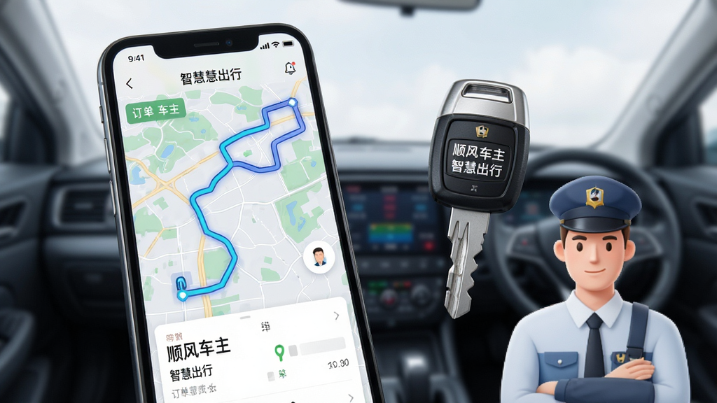 ���壺˳�糵���ǻ۳���APP����չʾ���ֻ���Ļ��ʾ��ͼ·���붩����Ϣ���Ա�������Կ�׺�˾���������岼���������Ű��࣬����ִ��Ƽ��У�ϸ�ڰ���·�߸�����������Ƭ�����ʸ���ɾ�����������ʾ���֡�˳�糵���ǻ۳��С����޶���Ԫ��