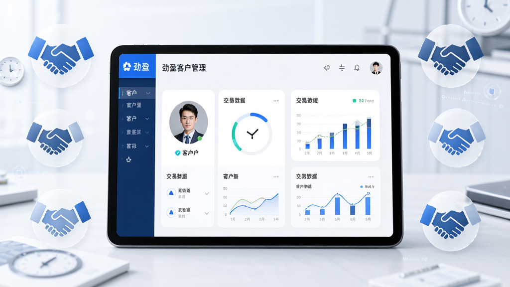 ����Ϊƽ�����չʾ��ӯ�ͻ�����ҳ�棬ҳ������ʾ�ͻ�ͷ���뽻������ͼ������Χ��������ͼ��������Ԫ�أ����־��У��Ű��࣬�������Ƽ��У�ϸ�ڰ�����ɫ��ɫ����Բ�ǿ�Ƭ�����ʸɾ����޶���Ԫ��