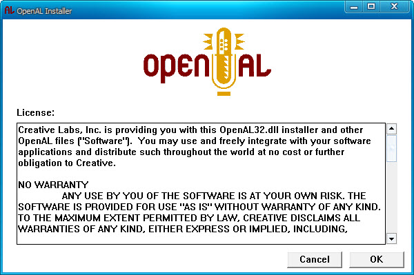 OpenAL2.0.7.0 ��Ƶ�����޸�����