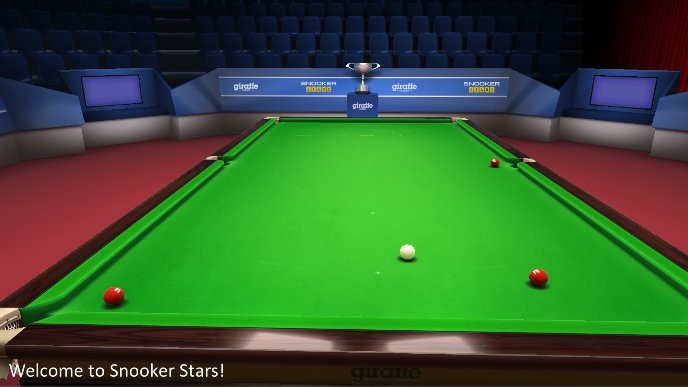 斯诺克明星游戏安卓中文版(Snooker Stars)高清比赛画面截图