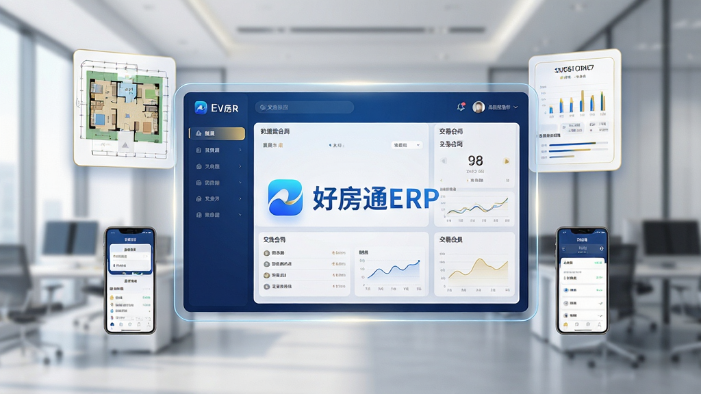 ��������Ϊһ�������������칫�����е�ȫϢ������Ļ����Ļ������ʾ���÷�ͨERP������ɫ����logo�����ݿ�����棬��Χ�����ŷ�Դ����ͼ�����׺�ͬ���ƶ��ֻ��˽����Ԫ�ء����ֲ������ĶԳƹ�ͼ����Ļλ���Ӿ����㣬����Ԫ�سʻ���ʽ�ֲ����Ű����ִ��Ƽ��У����濨ƬԲ������ͼ������������ɫ�����������ɫΪ�������Խ�ɫ��׺������רҵ��߶ˡ�ϸ���ϣ���Ļ��Ե��΢�ⷴ�䣬������������������Ϊ�黯���ִ��칫�ң����������������ɾ��޶���Ԫ�ء�