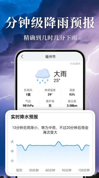 准雨天气大字版 安卓版 功能截图