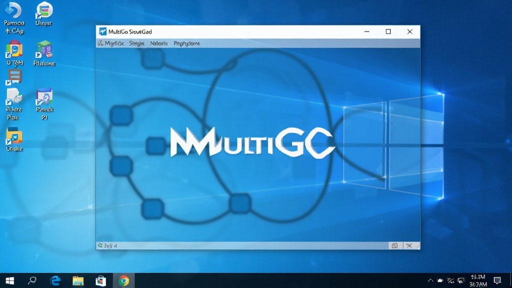 展示MultiGo软件在Windows桌面运行的截图,主体为软件界面,背景为桌面,布局清晰,风格写实,细节丰富,画质干净,无多余元素