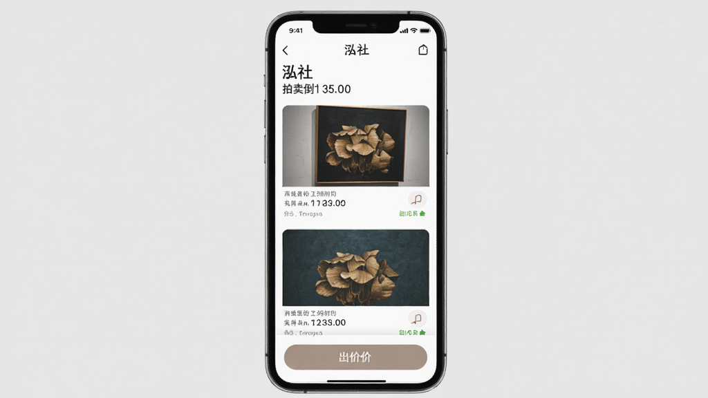һ��չʾ����App���ֻ���Ļ�����еĽ����ͼ�������������ƷͼƬ�б�����������ʱ�����۰�ť��Ԫ�أ�����������ţ�����Ϊǳ��ɫ���ֻ����аڷţ������������ɾ��޶���Ԫ��