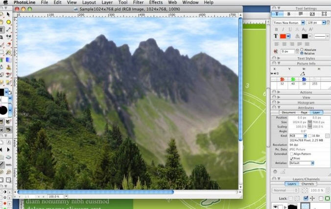 PhotoLine24.51 图像编辑利器 PhotoLine24.51 图像编辑利器