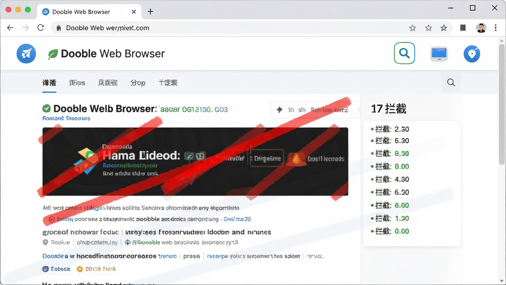 Dooble Web Browser ������ع���Ԥ����������ʾ��ҳ�еĹ��λ����ɫб�߸��ǣ����г���������ͳ�ƣ������ˬ������ͼ���������߻��ʣ��޶���Ԫ��