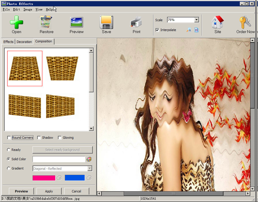 Photo Effects1.0.0 照片特效处理工具 Photo Effects1.0.0 照片特效处理工具