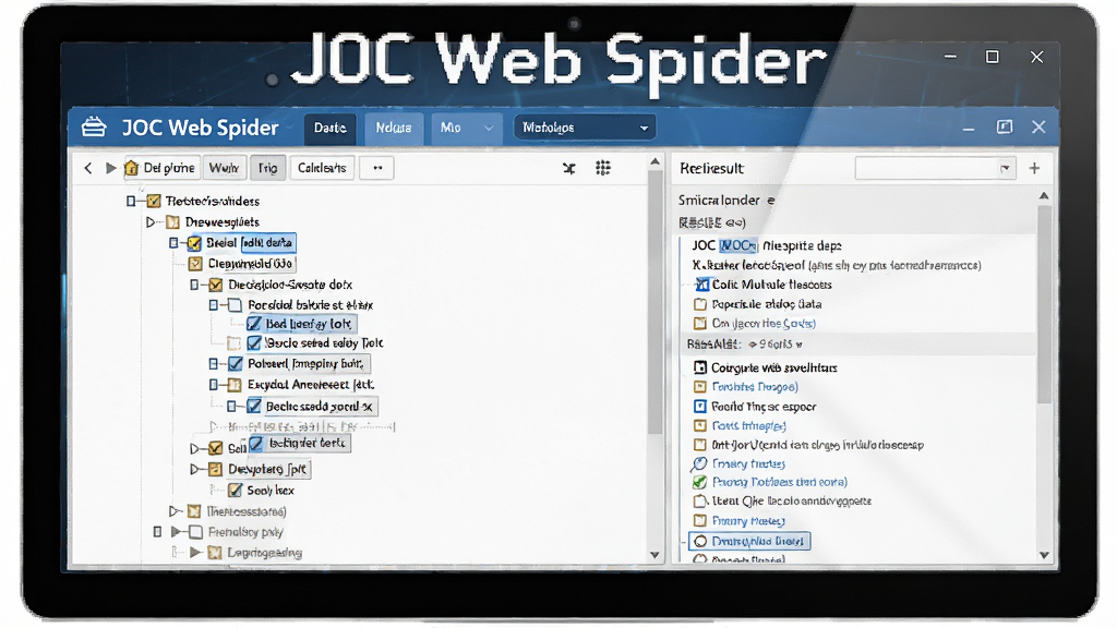 JOC Web Spider����ץȡ���湦��չʾͼ��������ʾ��ҳ�ṹ�����б�����ѡ��������ֶΣ��Ҳ�Ԥ��ץȡ��������дʵ��������ע��JOC Web Spider���������ƣ����ʸɾ�