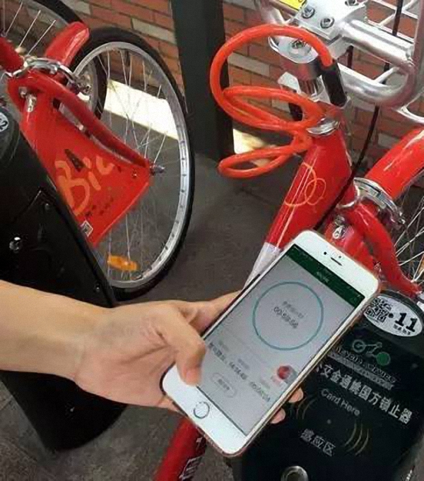 湖州公共自行车官方app手机版下载完成后扫码租车流程演示