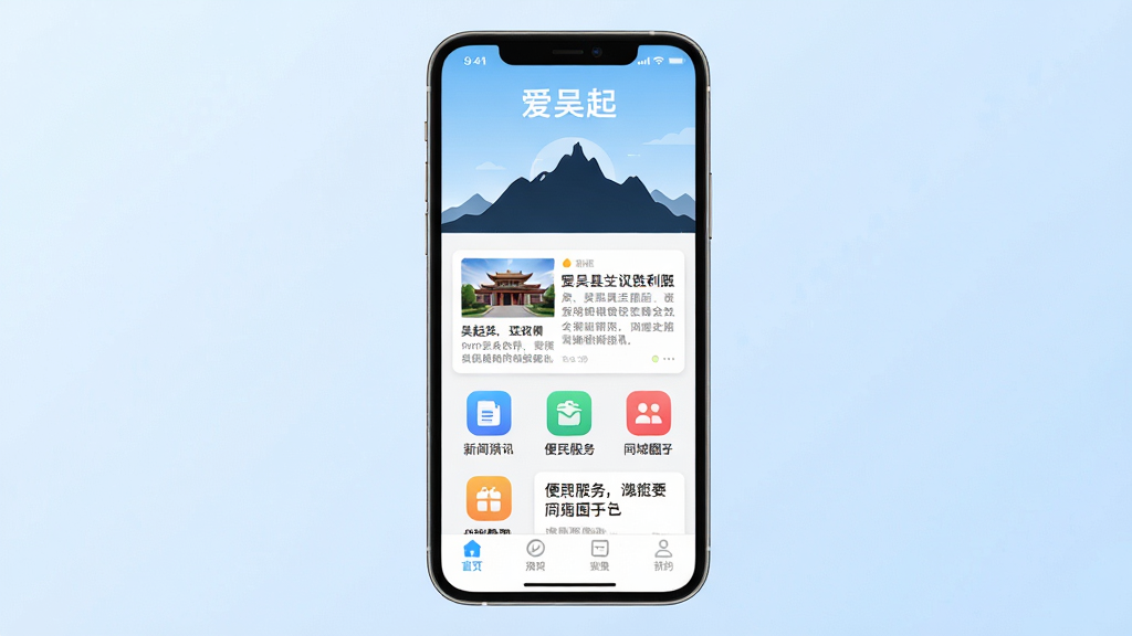 主体:手机屏幕展示