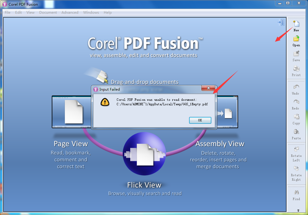 Corel PDF Fusion 安装向导进行中