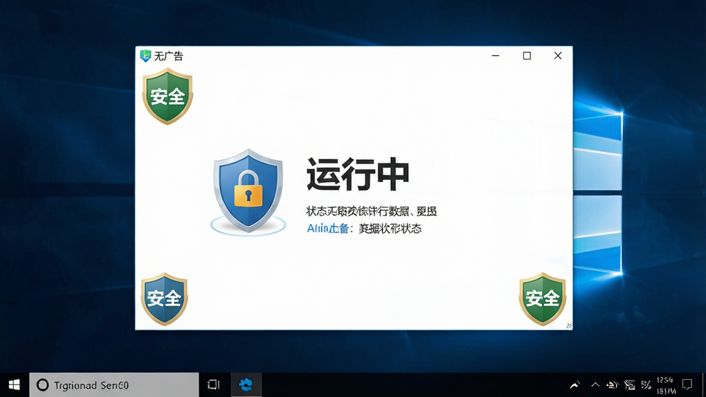 ���壺����������Windows�����ϣ���������ʾ����ͼ�꣬��������ʾ�������С�״̬����Χ�ж��ư�ȫ��ʶ�����֣�����������У�����Ϊϵͳ���档�Ű棺״̬��Ϣ�����������񣺰�ȫ�ɿ���רҵ���ϸ�ڣ���������С��޹�桱������ȫ��С���¡����ʣ����壬�ɾ��޶���Ԫ�ء�