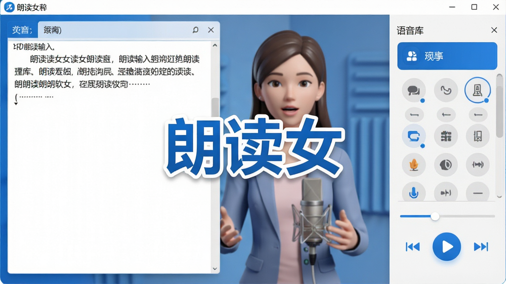 һ��չʾ�ʶ�Ů����������ĸ����ͼ�����沼�����������Ϊ�ı����������Ҳ�Ϊ������ѡ���벥�ſ�����壬�������ִ���Լ��ɫ��������Ϊ������Ļ����Ŵ���ʾ���ʶ�Ů������Logo������Ϊ�����������ڲ�����3D��Ⱦ����������ϸ��ɾ����޶���Ԫ��