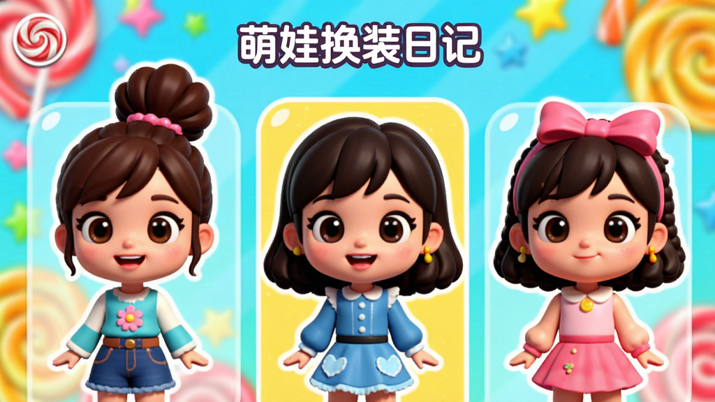 ���޻�װ�ռǽ�ɫѡ����棬չʾ��λ��ͬ�������װ��Q��СŮ�����棬��ɫ��������������Ϊ�����ǹ�ɫ��������ÿɰ�����ͨ��Ⱦ���ϸ�ھ��£����ʸ��壬�޶���Ԫ�ء�