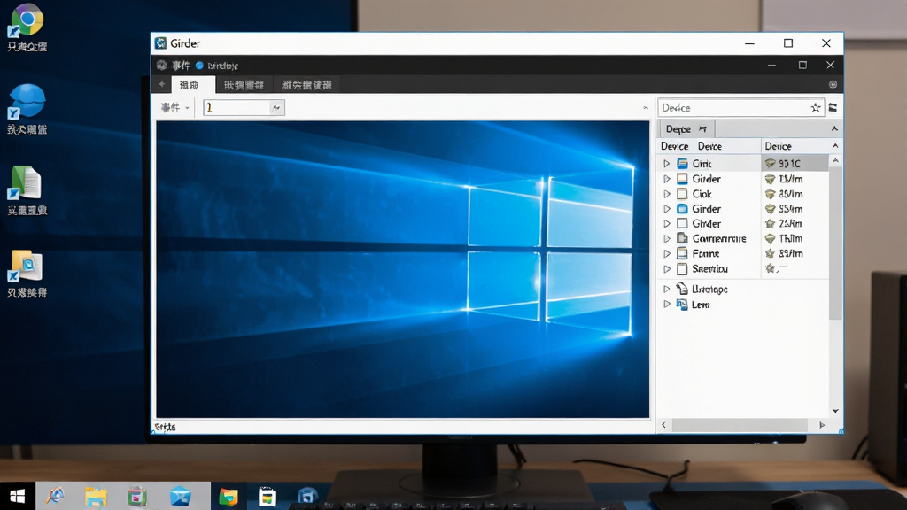 չʾGirder������Windows����ĳ����������ڴ򿪡��¼���ѡ����Ҳ����豸�б��������ǵ������棬�����ʵ�����֡�Girder���ڴ��ڱ����������ʸɾ����޶���Ԫ��