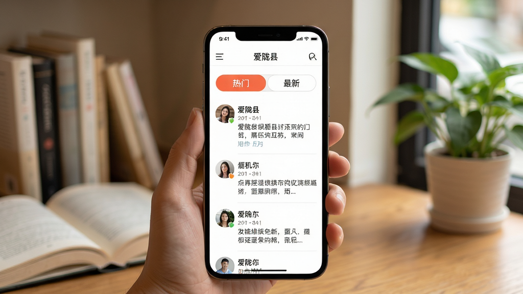 չʾ����¤�ء�APP�Ļ���������飬�ֻ���Ļ��ʾһ�����������б��������û�ͷ���ǳƺ���������ժҪ���С����š��������¡���ɸѡ��ǩ������Ϊ��ܰ�����ڿ��ȵ�һ�ǣ����鱾����ֲ�����沼��������Ȼ�������罻��Χ�����Ϊ�������Ӱ��ɫ����ͣ�ϸ�����������ʸɾ���