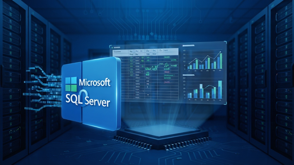 һ���ִ��Ƽ��е���ҵ�������ĳ�����ǰ�������š�Microsoft SQL Server������ɫ������ͼ�꣬�в������������ݿ������ͼ��ͶӰ������Ϊ����ɫ�������·����������ͼ���У��Ű���������дʵ��3D��Ⱦ��ϣ�ϸ�ڷḻ�����ʸ��壬�ɾ��޶���Ԫ��