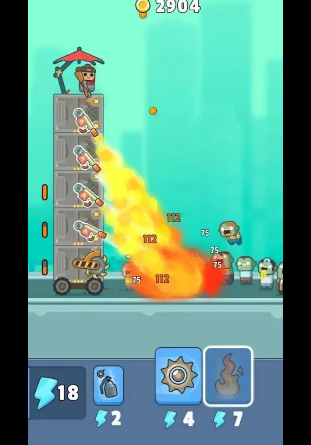 尸潮战车PlayStrom Hero Tower1.16.3 末日生存射击