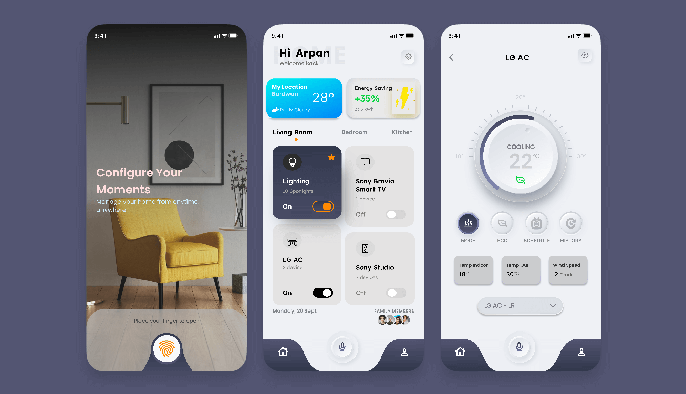 小萤家智能家居App界面截图 安卓版