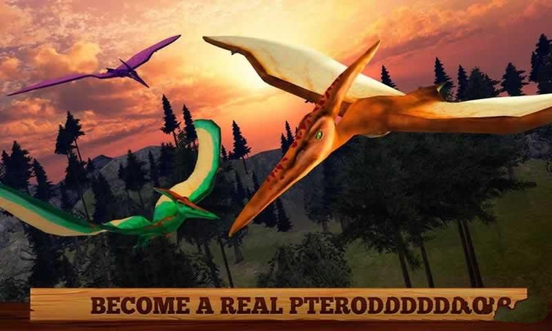 Ұ����������3D��Ϸ��׿���°棨Flying Pterodactyl Wildlife 3D��