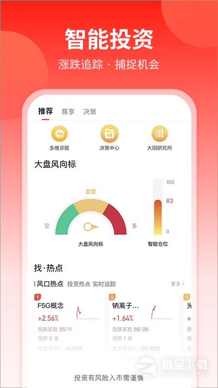大阳智投6.0.371 炒股决策 大阳智投6.0.371 炒股决策