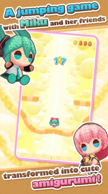初音未来编织玩偶JUMP游戏中文版 初音未来编织玩偶JUMP游戏中文版