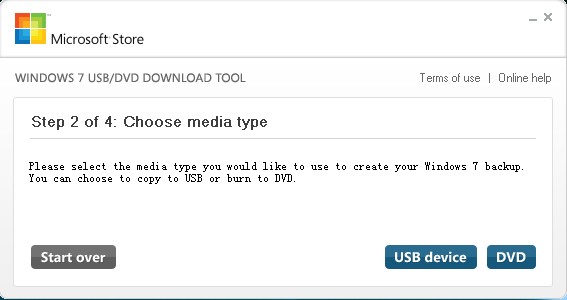 Windows7 USB/DVD Download Tool 制作启动盘教程
