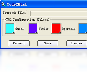 Code2Html ����ת��Ч��ͼ