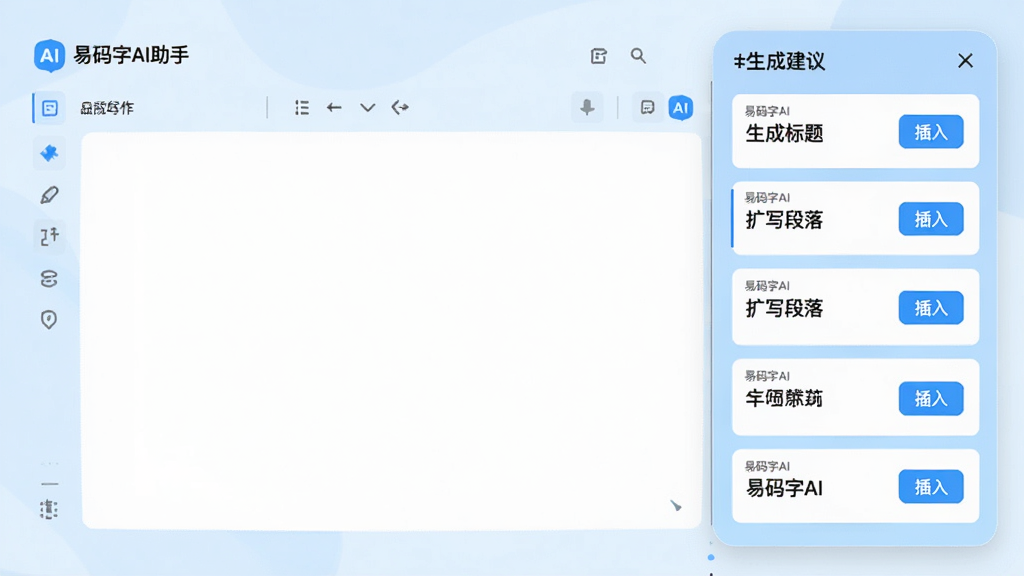 ���壺������AI������壬�Ҳม��չʾ�����ı������б������֣����Ϊд�������Ҳ�ΪAI���������м��÷ָ������֡��Ű棺������Ŀ�Կ�Ƭʽ���֣�ÿ�����С����롱��ť�����������ˬ��ǳ��ɫ��������ɫ��Ƭ��ϸ�ڣ���Ƭ�������������硰���ɱ��⡱�롰��д���䡱������ע��������AI����ʶ�����ʣ��ɾ����࣬�޶���Ԫ�ء�