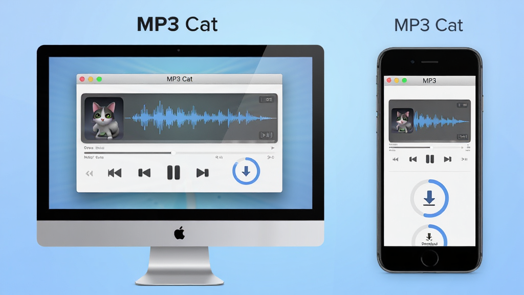 չʾ��MP3 Cat���ڵ��Զ˺��ֻ���ͬʱ���еĳ���������ǵ�����Ļ����ʾ�����������棬�Ҳ����ֻ���Ļ�еļ򻯰汾������Ϊ��͵Ľ�����ɫ������Ϊ���ҶԳƣ��Ű����࣬���дʵ��ϸ�ڰ��������е����ֲ��κ����ؽ���Ȧ������ϸ��ɾ���
