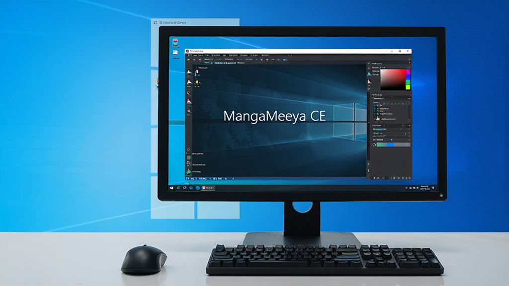 MangaMeeya CE ʹ�ý̳�ʾ��ͼ������Ϊ������Ļ��ʾ�������棬�Ա����������̣�������Windows����Ԫ�أ���ͼ���������дʵ������ϸ�壬�޶���Ԫ��