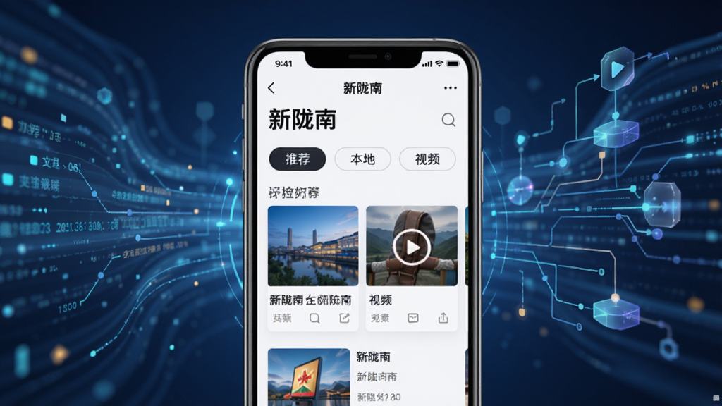 չʾ���Ի��Ƽ���ͼ������Ϊ�ֻ���Ļ��ʾ����¤�ϡ�APP���Ƽ�Ƶ�����б����С��Ƽ��������ء�����Ƶ���ȱ�ǩ���������ֻ���ĻΪ���ģ�����Ϊ��������������㷨Ԫ�ء����Ƽ��С�ϸ������֡���¤�ϡ��������Ƽ���ǩ�����ʸɾ����޶���Ԫ�ء�