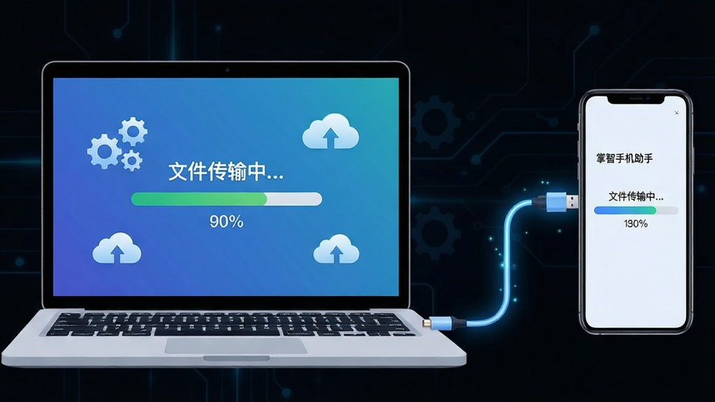 ���壺һ̨�ʼǱ�������һ�������ֻ�ͨ��USB�����ӣ���Ļ����ʾ�������ֻ����֡��Ľ��������档���֣�������Ļռ�ݻ�����࣬�ֻ�λ���Ҳ࣬�м�������Ĵ����߸�����ʾ���Ű棺�����ȶ�������ͻ��������ִ��Ƽ��в廭��ϸ�ڣ���Ļ����ʾ���ļ�������...���ͽ��Ȱٷֱȣ���Χ�г��ֺ��ƶ�ͼ�ꡣ���ʣ��߷ֱ��ʣ��ɾ����޶���Ԫ�ء�