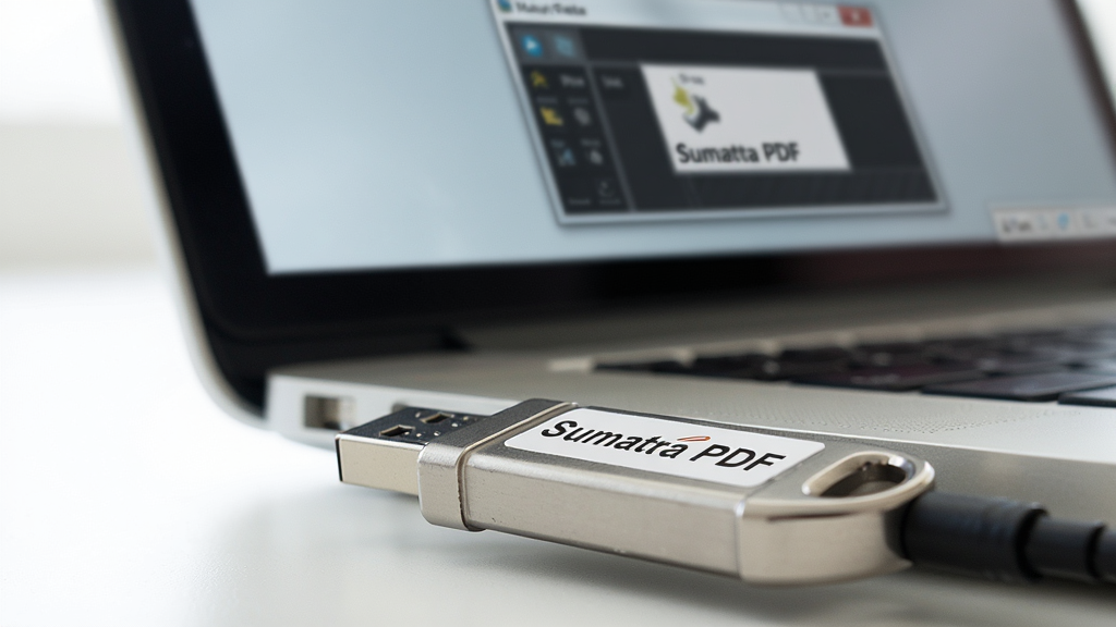 ���壺һ��USB�����̲���ʼǱ����Ե�USB�ӿڣ������������С�Sumatra PDF����ǩ����Ļ����ʾ�������ڴ������������Ľ��档���֣���д��ͷ����������ӿ�Ϊ�Ӿ����ģ���Ļ�ڱ������黯���Ű棺������ˣ�ͻ����Я������дʵ��Ӱ��ǳ����Ч��������������ϸ�ڣ�����������н����ʸУ���ǩ��������Ļ�������������ڵ����������ʣ��������ȣ�ϸ���������ɾ��޶���Ԫ�ء�