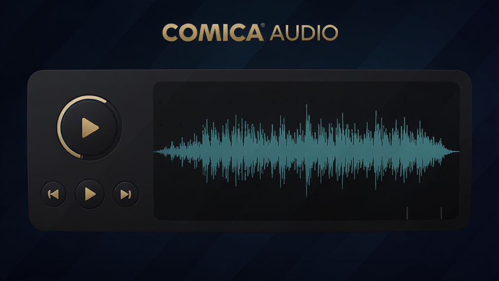 Comica Audio �������ͼ��չʾ�����¼����������벨����ʾ���򣬱���Ϊ��ɫ���䣬ͻ����ɫƷ�Ʊ�ʶ��������Ƽ���ʮ�㣬����ɾ����޶���Ԫ�أ�������Ⱦ��