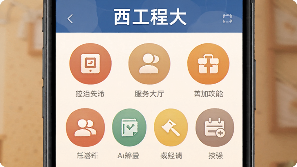 ���壺�����̴�app���������չʾ�����֣��ֻ���Ļ��ʾ������������ж��Բ��ͼ�ꡣ�Ű棺���񲼾֣�ɫ����ů��ϸ�ڣ������С������̴������������������޶���Ԫ�ء�