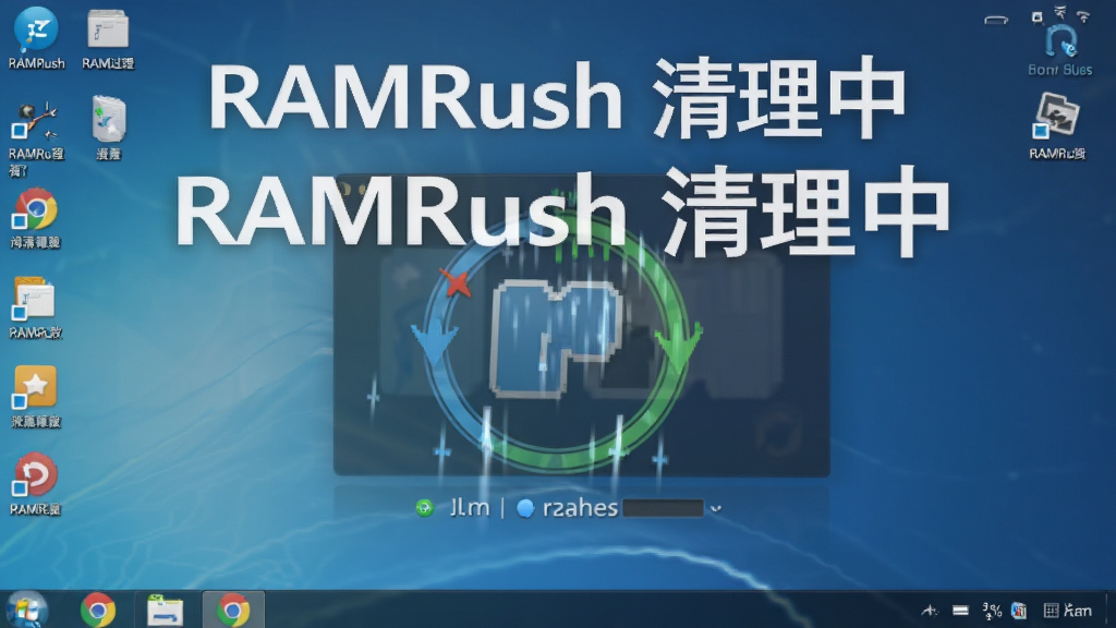 RAMRush ����������ʾ��ͼ����ʾ�ڴ��ͷŶ���������Ϊϵͳ���棬���дʵ����ע