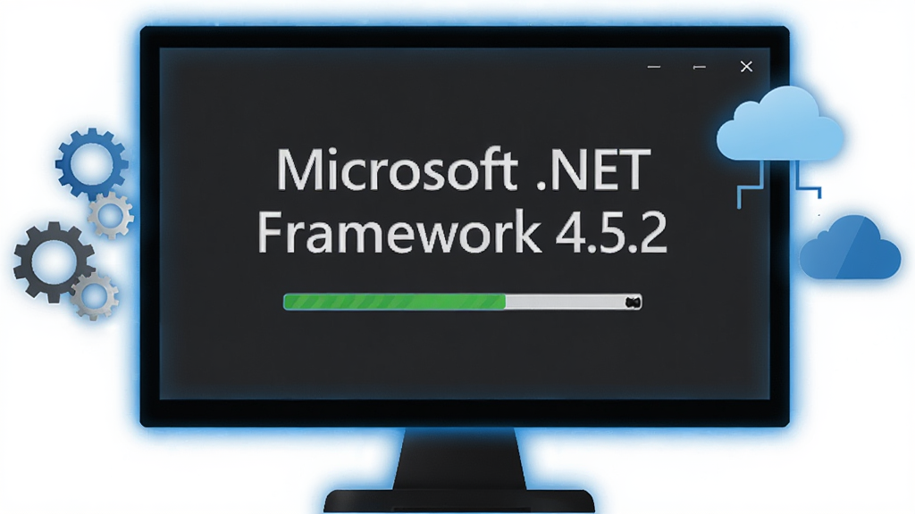 ���壺һ̨�ִ�����Windows������Ļ��ʾ��Microsoft .NET Framework 4.5.2����װ�ɹ����棬��Χ�г��ֺ��ƶ�ͼ�ꡣ���֣����й�ͼ��������Ļ�۽���������ࡣ�Ű棺��Ļ���������Ĵ��ֱ��⣬�·��н���������񣺿Ƽ��У���ƽ����ơ�ϸ�ڣ���Ļ��Ե����ɫ���Σ�ͼ�����΢�⡣���ʣ����壬�ɾ����޶���Ԫ�ء�