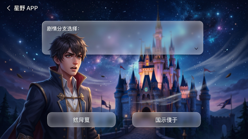 ���壺��ҰAPP�����֧ѡ����棬��Ļ��չʾһ�μ��ҵĶԻ��������·���������ѡ�ť�����֣�����Ϊ��̬���ǿ��³Ǳ�������ǰ��Ϊ��ɫ�������棬�Ի���λ�ڻ����Ϸ���ѡ�ť�����ڵײ����Ű棺ѡ�ťΪ��͸��ĥɰ�����ʸУ�������������񣺵�Ӱ����Ӱ���λ�дʵ��ɫ��Ũ����ϸ�ڣ��������������������΢�紵��������Ч�������ʸ��壬�ɾ����޶���Ԫ�ء�