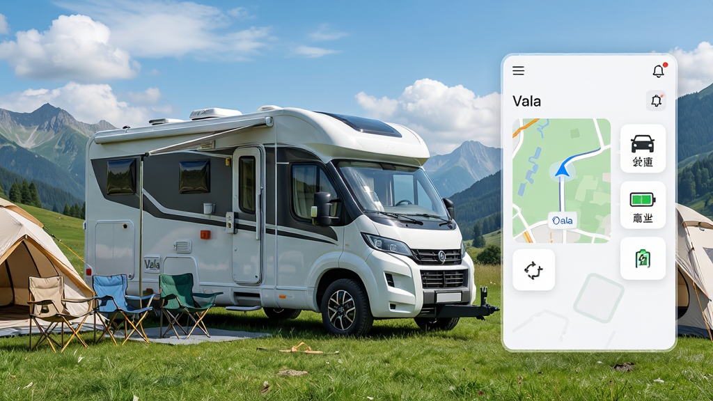 ���壺һ���ִ�ʱ�еķ���ͣ����Ȼ�羰������Ӫ���У����������С�Vala��������ʶ����Χ�������۵��ε�¶Ӫװ�������֣�����λ�ڻ�������ƫ���Ҳ������ռ�չʾ������������򣬿�����ʾ��ͼ����������������ͼ�ꡣ�Ű棺����ʵ�����Ҳ����UI����Ԫ�ز��ã��γɶԱȡ����������Ȼ�����пƼ��У�����������ɫ����ʵ��ϸ�ڣ�������۸ɾ���Ӫ���̲�����Զ����ɽ�ͺ�������ƣ�UIͼ�������ɱ档���ʣ����塢�ɾ����޶���Ԫ�ء�