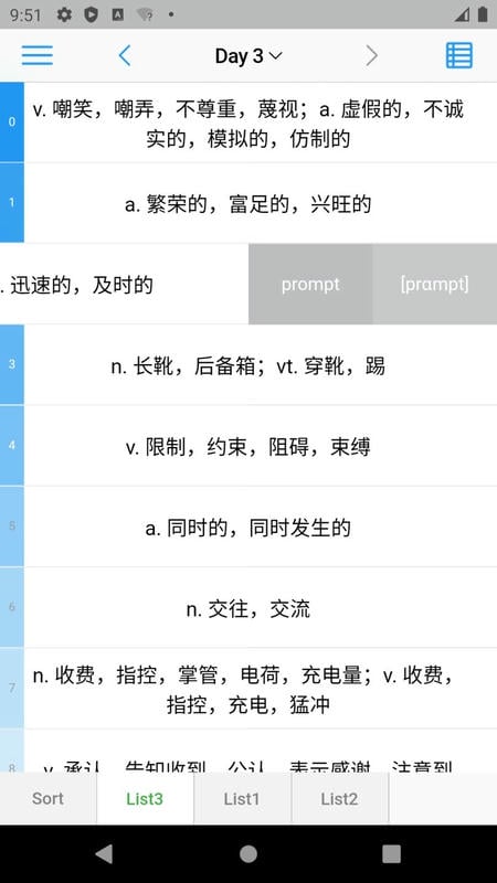 List������ ��׿�� ���ʱ���������