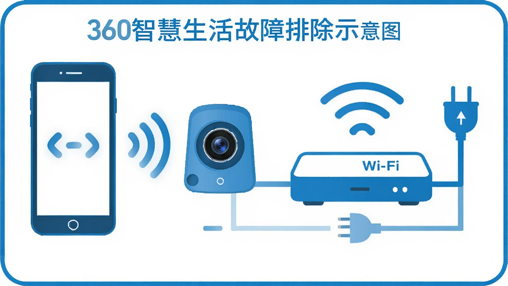 360�ǻ���������ų�ʾ��ͼ��չʾ�ֻ���������ͷ��Wi-Fi·���������������źŲ���ͼ�ꡢ��Դ��ͷ��Ԫ�أ�����࣬������ɫ��������ͼʾ���ɾ���������廭��