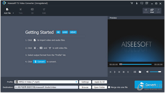 aiseesoft ts video converter ��׿�� ת���̳�