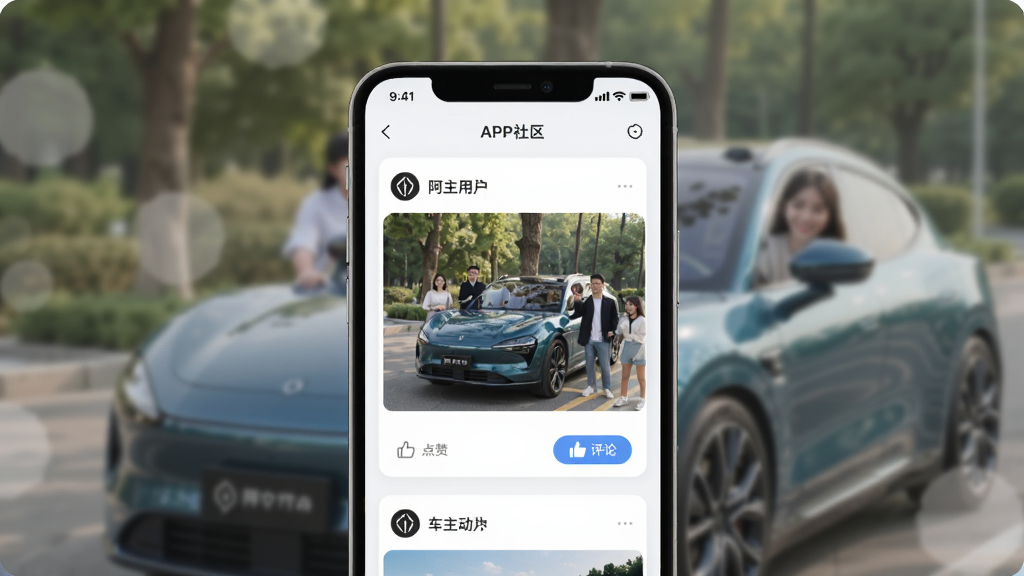 ��ά��APP����ҳ��չʾ�û���̬��Ƭ����������ɹ���밢ά��������Ӱ����Ƭ���������۰�ť���������£��罻��ΧŨ���ֻ����У�������⣬������Ⱦ���ɾ����޶���Ԫ��
