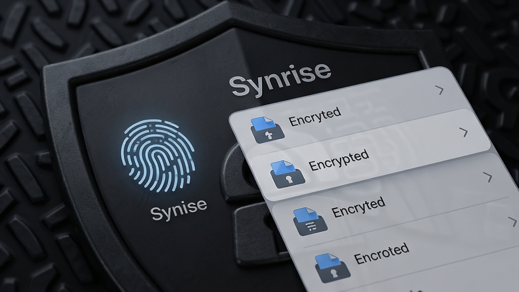 Synrise��˽�������棬��ʾָ�ƽ���ͼ��������ļ��б�������Ϊ��ɫ���������������ȣ�ϸ�ھ��£���������