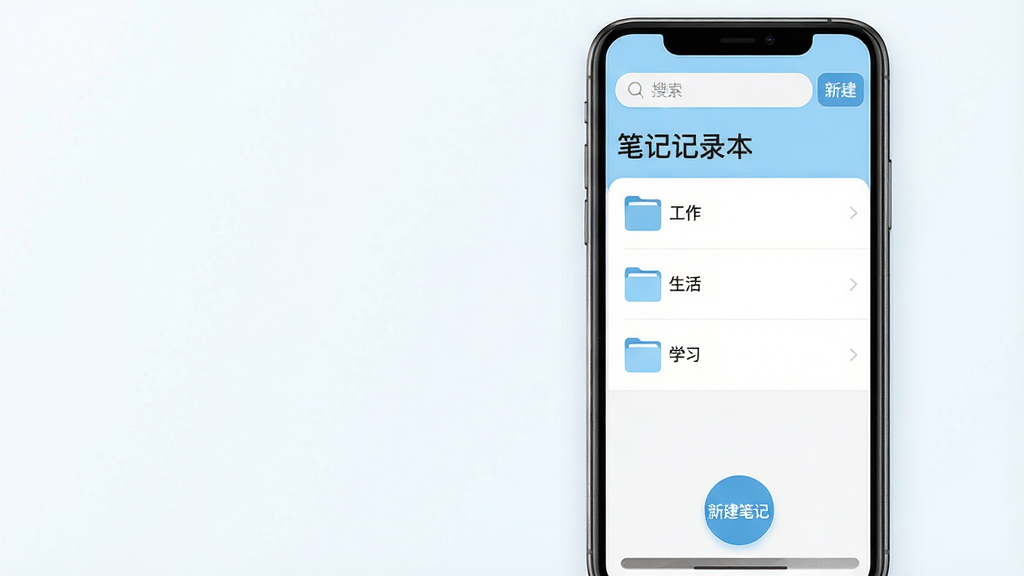 ���壺�ʼǼ�¼������������չʾ���ֻ���Ļ��������ʾ���ʼǼ�¼��������������ʼ��б������֣��ֻ�����ƫ�ң�������ף���Ļ���ݳ���ǰ�����Ű棺�����б��������£����������������½���ť������ִ���ƽ����ƣ�ǳ�����ɫ��ɫ�������������ϸ�ڣ���Ļ�пɼ��������������������ѧϰ�����������ļ���ͼ�꣬�ײ��С��½��ʼǡ�Բ�ΰ�ť�����ʣ�4k���壬�ɾ����޶���Ԫ�ء�